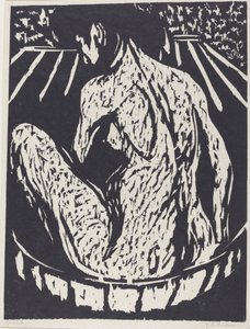 Nøgen kvinde, 1908. af Ernst Ludwig Kirchner