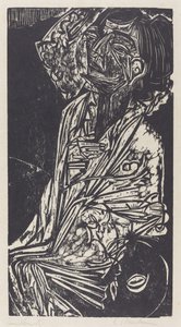 Professor Goldsteins hustru, 1916. af Ernst Ludwig Kirchner