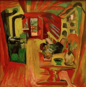 Alpine køkken af Ernst Ludwig Kirchner
