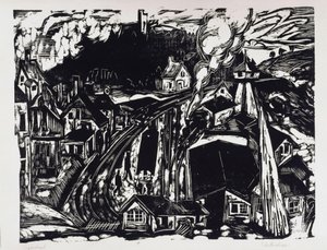 Königstein im Taunus station af Ernst Ludwig Kirchner