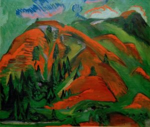 Trægrænse af Ernst Ludwig Kirchner