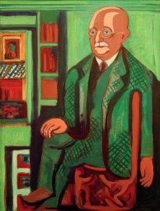 Portræt af Dr. Hagemann af Ernst Ludwig Kirchner