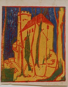 Rabenstein Slot af Ernst Ludwig Kirchner
