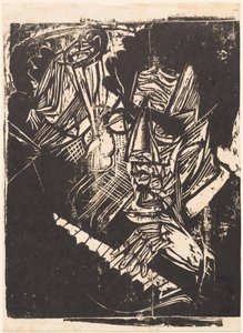 Komponist Klemperer af Ernst Ludwig Kirchner