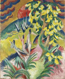Curving Bay, ca. 1914 af Ernst Ludwig Kirchner