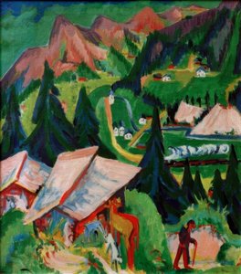 Junkerboden fra Stafel af Ernst Ludwig Kirchner