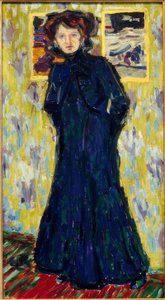 Doris, stående af Ernst Ludwig Kirchner
