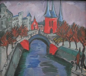 Elisabethufer af Ernst Ludwig Kirchner