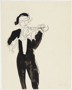 Geiger af Ernst Ludwig Kirchner