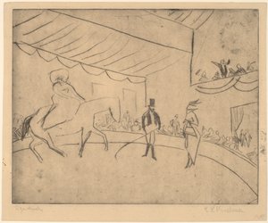 Hippodrome af Ernst Ludwig Kirchner