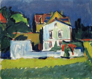 Hus i et Landskab af Ernst Ludwig Kirchner