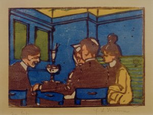 Jeg kaffe II af Ernst Ludwig Kirchner