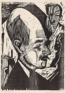 Leder Dr. Landmand. 1921 af Ernst Ludwig Kirchner