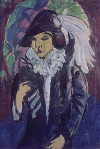 Lady in the Park, 1912 af Ernst Ludwig Kirchner