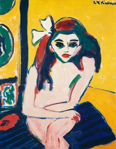 Marcella, af Ernst Ludwig Kirchner (1880-1938) af Ernst Ludwig Kirchner