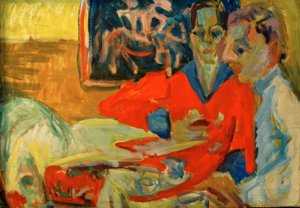 Morgenkaffee af Ernst Ludwig Kirchner