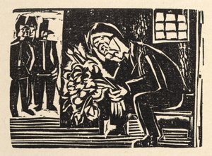 Ved hovedvejen. Fortællinger af Jakob Bosshart. Fredens apostel - I cellen af Ernst Ludwig Kirchner