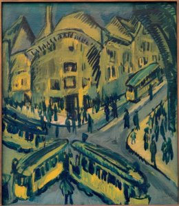Nollendorfplatz af Ernst Ludwig Kirchner