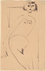 Nøgen af Ernst Ludwig Kirchner