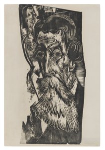 Portræt af Ludwig Schames af Ernst Ludwig Kirchner