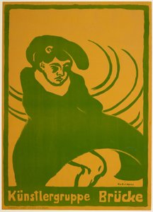 Plakat til Broen af Ernst Ludwig Kirchner