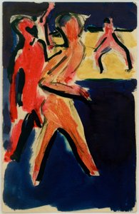 Postkort til Erich Heckel fra 23 af Ernst Ludwig Kirchner