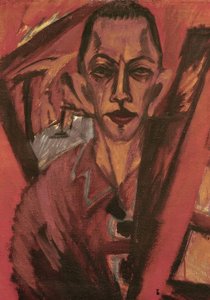 Selvportræt af Ernst Ludwig Kirchner