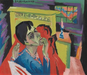 Selvportræt som syg mand (Den syge) af Ernst Ludwig Kirchner
