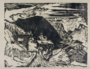 Stafelalp af Ernst Ludwig Kirchner