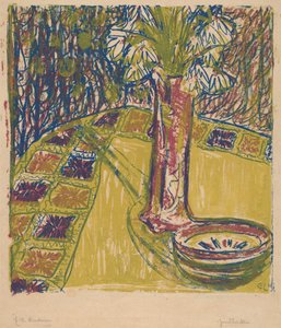 Stilleben af Ernst Ludwig Kirchner