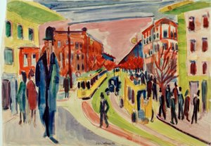 Gadebillede af Ernst Ludwig Kirchner