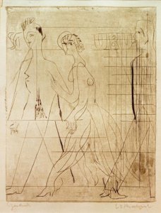 Gadebillede af Ernst Ludwig Kirchner
