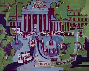 Brandenburger Tor, Berlin af Ernst Ludwig Kirchner
