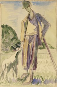 Hyrden; Hyrden, af Ernst Ludwig Kirchner