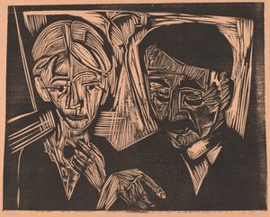 Ægteparret Müller af Ernst Ludwig Kirchner