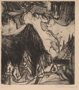 Seehorn af Ernst Ludwig Kirchner
