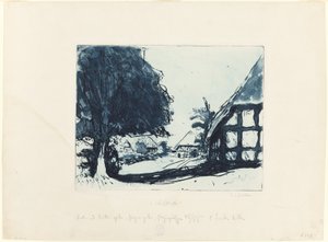 Landsbygade af Ernst Ludwig Kirchner