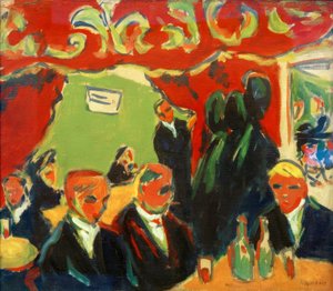 Weinstube af Ernst Ludwig Kirchner