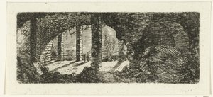 Ruinerne af Fort Sint-Pieter nær Maastricht af Ernst Willem Jan Bagelaar