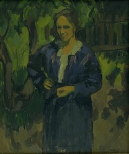 En dame i en have. Anna Thorup af Ernst Zeuthen