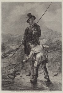 Fanget! (gravering) af Erskine Nicol