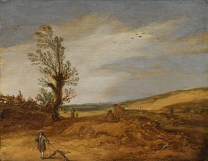 Udsigt i klitterne af Esaias van de Velde