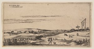Landskab med galger (nær Haarlem), fra Landskaber