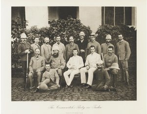 Tsarevich Nicholas Alexandrovich af Rusland besøger Indien, 1891 af Esper Esperovich Ukhtomsky