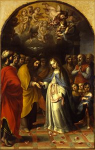 Jomfruens ægteskab, c.1693 af Esteban Márquez de Velasco