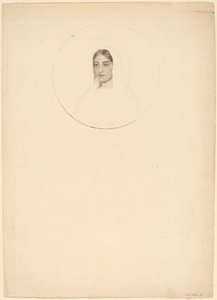 Ung kvindes hoved af Esther Frances Alexander