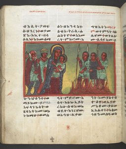 Eller. 607 f173v, Scene fra Jomfru Marias liv, fra 