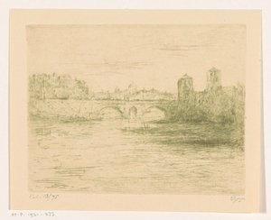Tiber, Rom af Etienne Bosch (signed by artist)