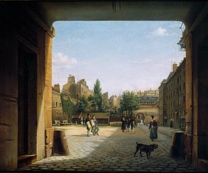 Institut de Frances gårdhave, 1825-62