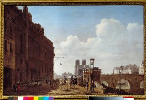 Kejser Napoleon I (1769-1821) på besøg i Halle a l